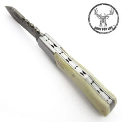 Hunt For Life Range Wars Damascus Handmade Pocket Knife -Knife & Sword 12A5 DM1964 4 82257.1564503641