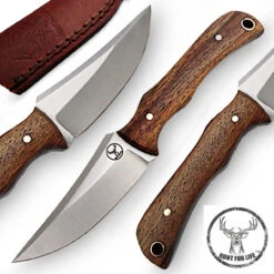 Hunt For Life Boarhound Stainless Steel Full Tang Skinning Knife -Knife & Sword 13A3 HKP1918 3 01838.1564503567
