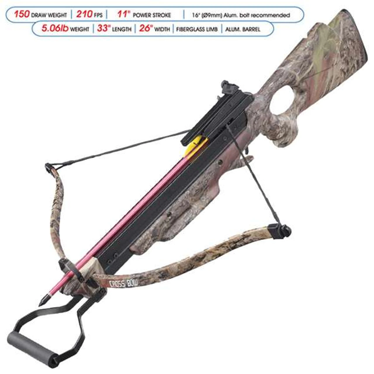Wizard Hunting 150 Lbs Real Tree Camouflage Crossbow 3 Wizard Hunting 150 Lbs Real Tree Camouflage Crossbow - Image 3