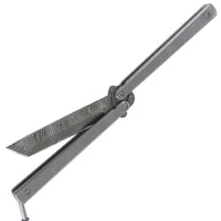 Damascus Steel Dirt Dauber Butterfly Knife -Knife & Sword 6bc1 50s 73840.1564504727