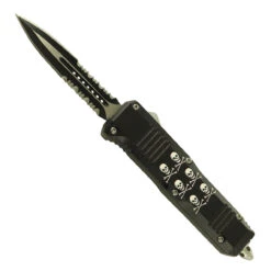 Crossbones Miniature Automatic Out The Front Knife