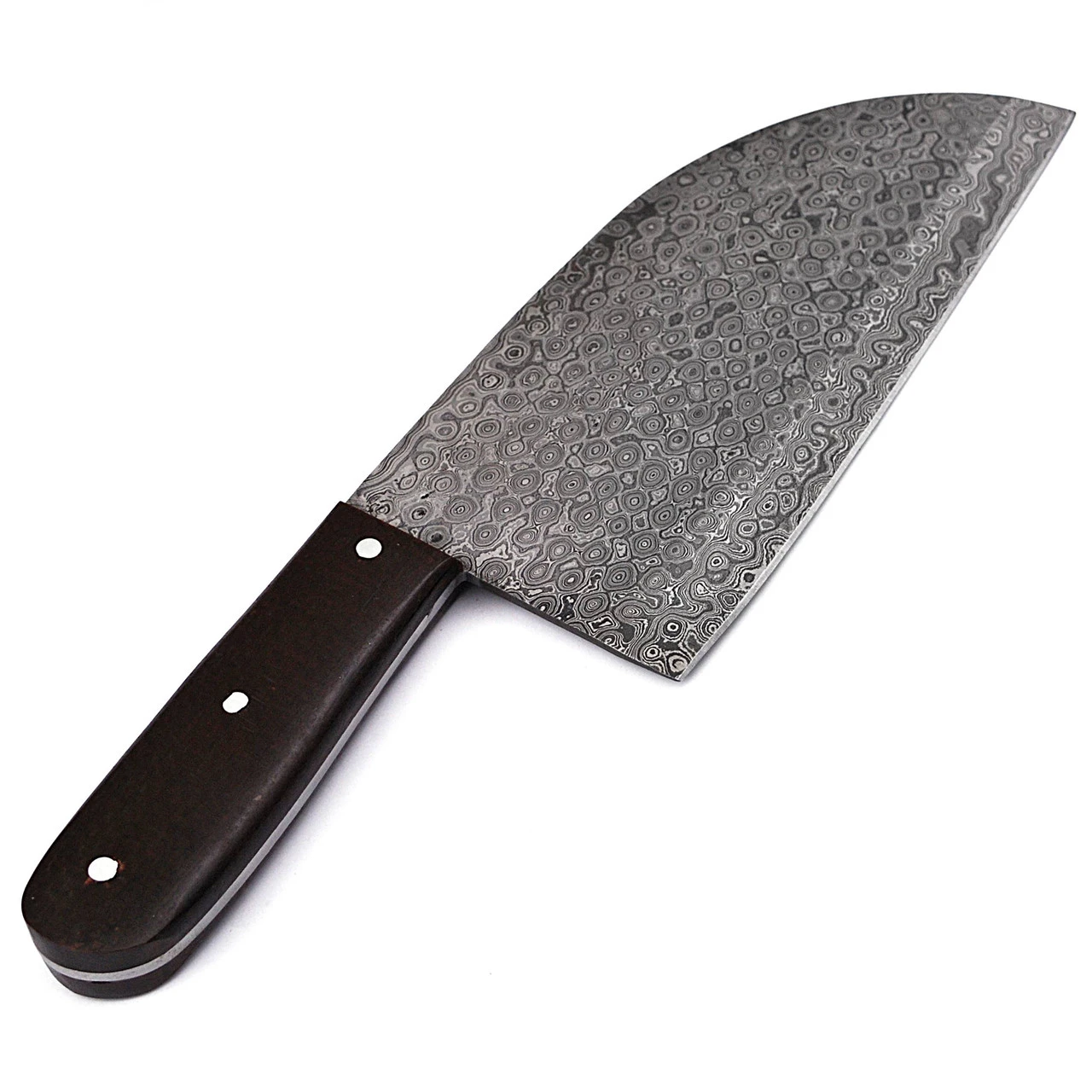 Berdella Handmade Damascus Steel Full Tang Serbian Cleaver Knife 4 Berdella Handmade Damascus Steel Full Tang Serbian Cleaver Knife - Image 4