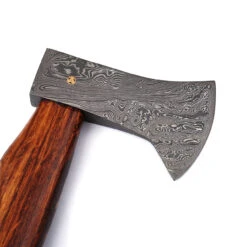 Pigeon Forge Damascus Steel Outdoor Camping Hatchet Axe -Knife & Sword AXD2375 19765.1618434062