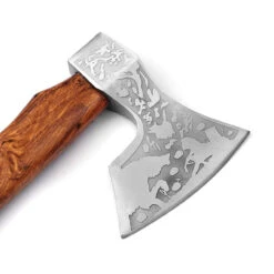 Running With Wolves Functional Outdoor Bearded Axe -Knife & Sword AXP2357 02541.1618587609