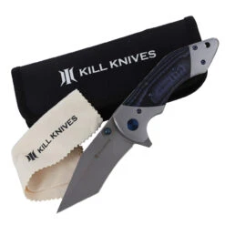 KILL KNIVES ™ Blue Viper Ball Bearing Spring Assisted D2 Steel Tanto Blade Pocket Knife 11 KILL KNIVES ™ Blue Viper Ball Bearing Spring Assisted D2 Steel Tanto Blade Pocket Knife -Knife & Sword BB1 80553.1611937341