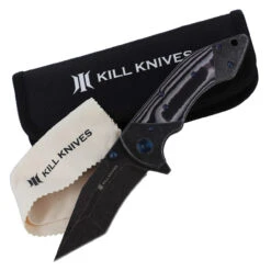 KILL KNIVES ™ White Venom Ball Bearing Spring Assisted D2 Steel Tanto Blade Pocket Knife -Knife & Sword BB2 63235.1611937459