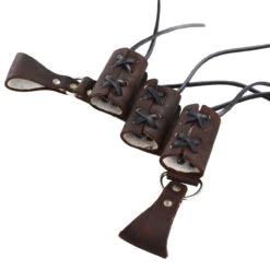 Tertiary Illusion 3 Sword Dagger Right-Handed Color Choice Medieval Belt Frog W/ Black Lacing -Knife & Sword BETL5BR 93199.1688066531