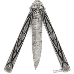 Butterfly Sudden Fatality Tribal Balisong Fanning Knife | Damascus Steel Blade -Knife & Sword BF2133 D1 27803.1690913503