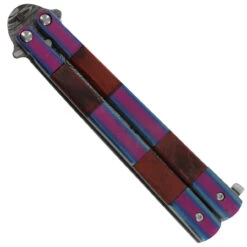 Double Feature Damascus Steel Heavy Duty Fanning Butterfly Knife -Knife & Sword BF2273 D1 22554.1633554582