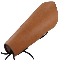 Medieval Warrior Lace Up Leather Bracer | Tan |