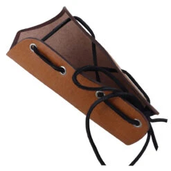 Medieval Warrior Lace Up Leather Bracer | Tan | -Knife & Sword BR2249 Tan 95362.1602684407