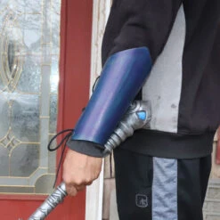 Medieval Warrior Lace Up Leather Bracer | Blue | -Knife & Sword BR2249 Bule 37375.1602685766