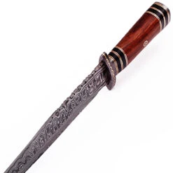 Hunt For Life Ruffian Outlaw Damascus Steel Hunting Knife -Knife & Sword DHK2227 08488.1566422117