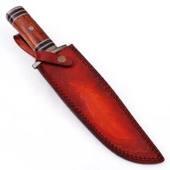 Hunt For Life Ruffian Outlaw Damascus Steel Hunting Knife -Knife & Sword DHK2227 39336.1566422113