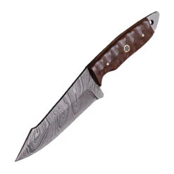 Exile Of The Innocent Damascus Steel Micarta Handle Hunting Knife Sheath Included -Knife & Sword DHK2289 24075.1595335841