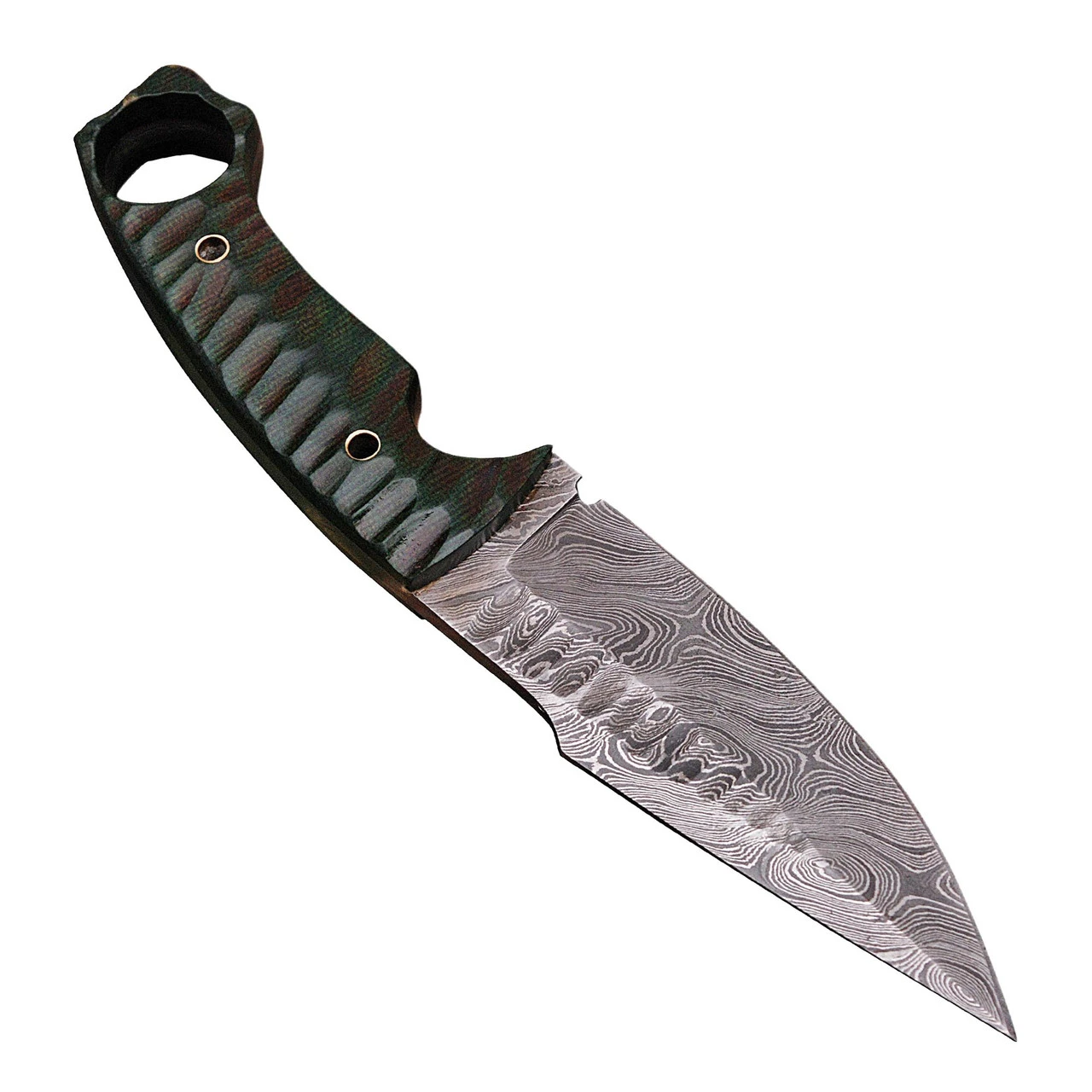 He Who Dwells In The Swamp Damascus Steel Tactical Fixed Blade Hunting Knife 3 He Who Dwells In The Swamp Damascus Steel Tactical Fixed Blade Hunting Knife - Image 3