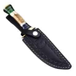 Land And Sky Fixed Blade Clip Point Damascus Outdoor Hunting Knife | Hunt For Life -Knife & Sword DHK2680 73774.1645629523