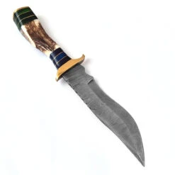 Cacophonous Forest Fixed Blade Clip Point Damascus Outdoor Hunting Knife | Hunt For Life -Knife & Sword DHK2681 93035.1645629925