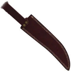 Damascus Steel Collectable Railroad Spike Knife | Locomotive Spike Knife With Leather Sheath -Knife & Sword DHK3012 66051.1669133794