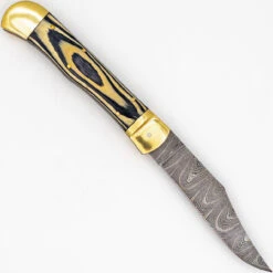 Hive Mind Automatic Large Damascus XL Lever Lock Clip Point Switchblade Knife -Knife & Sword DLL2917 63932.1657740315