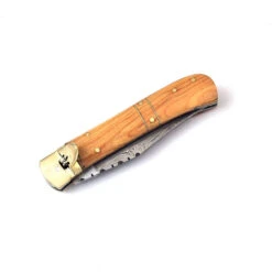 Land Of Behemoths Clip Point Automatic Damascus Lever Lock Knife -Knife & Sword DLV2703. 08522.1646164019