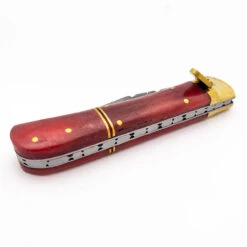 Bone Divination Damascus Clip Point Automatic Switchblade Lever Lock Knife -Knife & Sword DLV2800 20114.1649257325