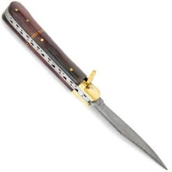 Damascus Steel The Admiral Lever Lock Knife -Knife & Sword DLV3DB 54862.1665156623