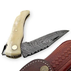 Damascus Steel Desert Caravan French Laguiole Knife -Knife & Sword DM2027BON 53963.1564503908
