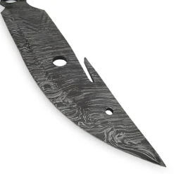 Sumatran Tiger Full Tang Damascus Steel Gut Hook Machete Hunting Knife -Knife & Sword DM2075 12120.1603217574