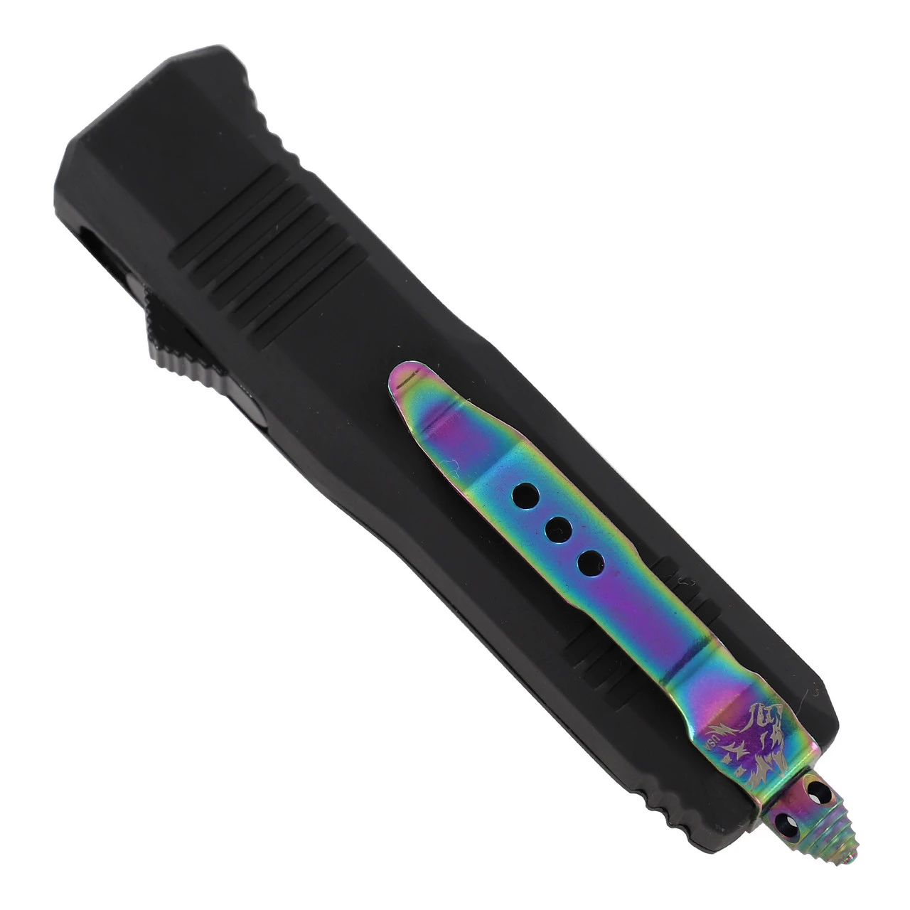 Wicked Whims Titanium Spear Point Miniature Automatic OTF Knife 2 Wicked Whims Titanium Spear Point Miniature Automatic OTF Knife - Image 2