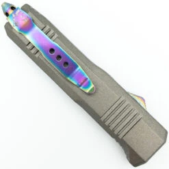 Antidote Titanium Damascus Steel Compact Out The Front Knife -Knife & Sword DS76 33635.1645546089