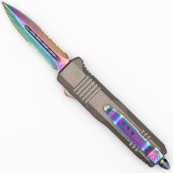 Antidote Titanium Damascus Steel Compact Out The Front Knife -Knife & Sword DS76 91997.1645546089