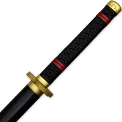 Zoro Roronoa Polyurethane Foam Replica Enma Anime Katana Sword Cosplay Prop |Haki Imbued Form -Knife & Sword FM2927 90464.1683753229