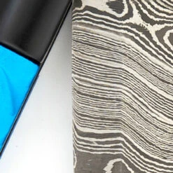 Azure Sky Butterfly Knife With Hard ABS Sheath | Damascus Steel | Drop Point Blade -Knife & Sword GBS40 D1 swatch 64395.1691164217