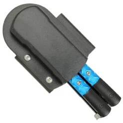 Azure Sky Butterfly Knife With Hard ABS Sheath | Damascus Steel | Tanto Point Blade -Knife & Sword GBS40 54398.1691164384