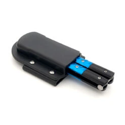 Azure Sky Butterfly Knife With Hard ABS Sheath | Damascus Steel | Drop Point Blade -Knife & Sword GBS40 92395.1691164217