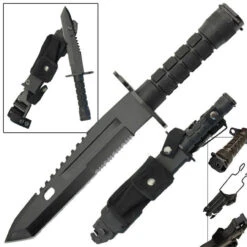 Combat Tacitcal Military Bayonet Survival Knife -Knife & Sword HK1237 46968.1564502247