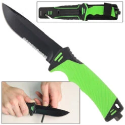 Hard Break Tactical Outdoor Camping Knife -Knife & Sword HK1619GN 57624.1564503030