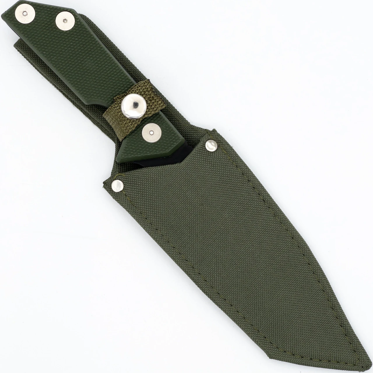 Heavily Wooded Tanto Survival Hunting Knife With Compass 3 Heavily Wooded Tanto Survival Hunting Knife With Compass - Image 3
