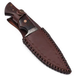 Grimlock Grove Damascus Steel Outdoor Hunting Knife -Knife & Sword HKD2333 11380.1603216749