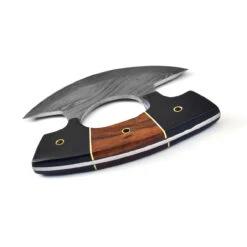 Live For Food Ulu Damascus Kitchen Camping Knife | Chef’s Skinner With Sheath -Knife & Sword HKD2676 65107.1645625021