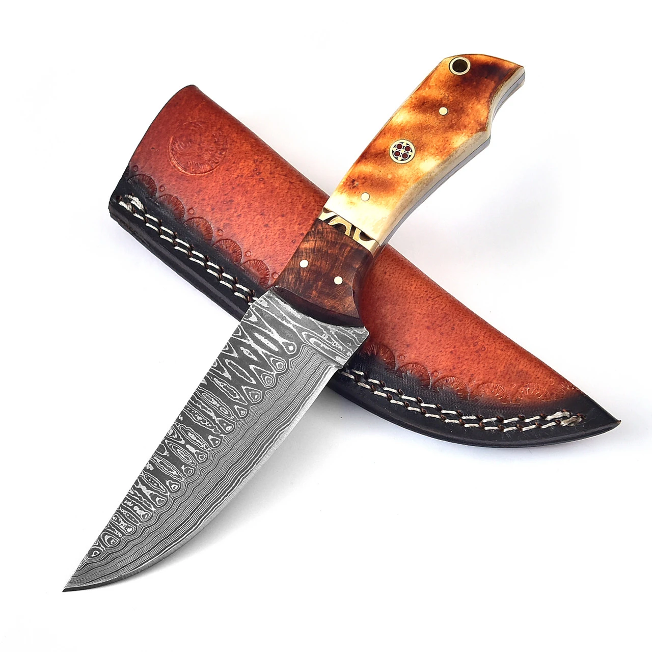Abandoned Pyre Fixed Blade Damascus Hunt For Life Outdoor Hunting Knife 1 Abandoned Pyre Fixed Blade Damascus Hunt For Life Outdoor Hunting Knife