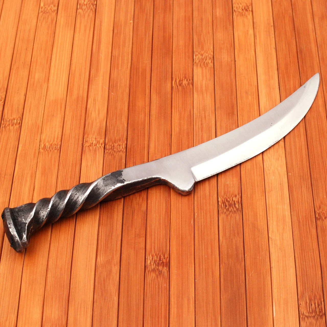 Railroad Ruffian Functional Trailing Point Railroad Spike Knife 2 Railroad Ruffian Functional Trailing Point Railroad Spike Knife - Image 2