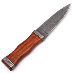Radicals Prophecy Spear Point Hunting Knife Contoured Wooden Handle Sheath Included -Knife & Sword HKP2303 44881.1595349031