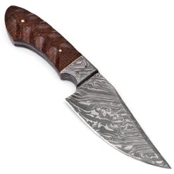 Upper Hand Damascus Steel Full Tang Hunting Knife Micarta Handle Sheath Included -Knife & Sword HKP2304 84296.1595354091