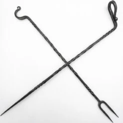 Feast Of Emperors Medieval Serving Fork And Skewer Set -Knife & Sword HKP2900 87284.1656356036