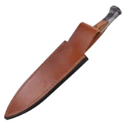 Dusk Rites Ceremonial Railroad Spike Knife | Wood Handle Full Tang Double Edged Functional Sharpened Hand Upcycled Forged Dagger -Knife & Sword HKP3002 30955.1675805246