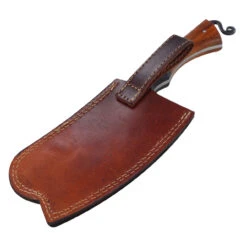 Compliments To The Chef Kitchen Cleaver | Full Tang Indoor/Outdoor Cooking Camping Functional Hand Forged Carbon Steel Blade -Knife & Sword HKP3007 73813.1675805552