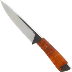 All Or Nothing Full Tang Carbon Steel Outdoor Knife With Genuine Leather Sheath -Knife & Sword HKP3013 02028.1664483123