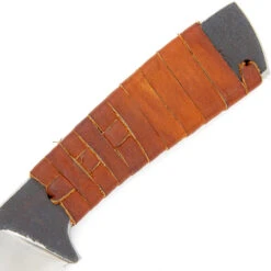 All Or Nothing Full Tang Carbon Steel Outdoor Knife With Genuine Leather Sheath -Knife & Sword HKP3013 54745.1664483123